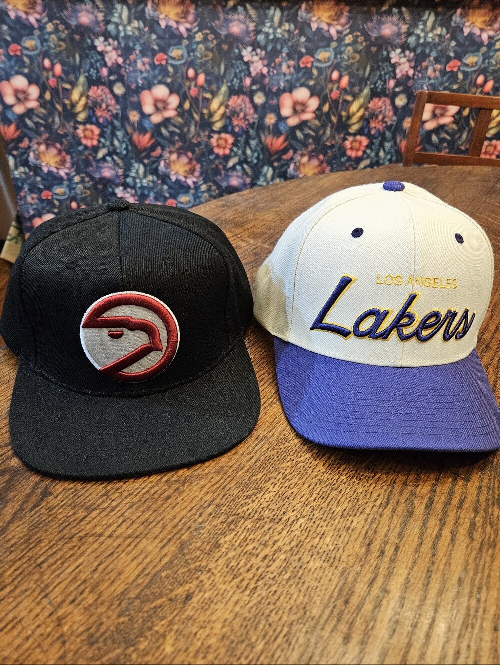 2 M&N Snapback Hats-GUC